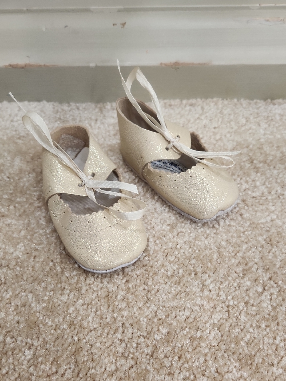 Tartine Et Chocolat Baby Girls Mary Jane Ribbon Tie Shoes Size EU 17/ US 2/ 2.5